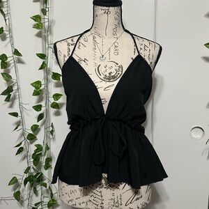 HYFVE Elegant Black Halter Camisole